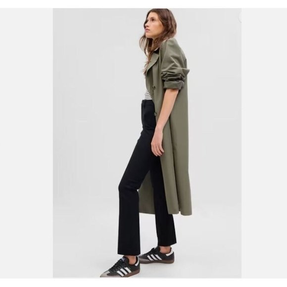 GAP Mid Rise Bi-Stretch Baby Boot Black Comfy Dress Pants Size 14 RT$80 #779250 - Picture 3 of 9